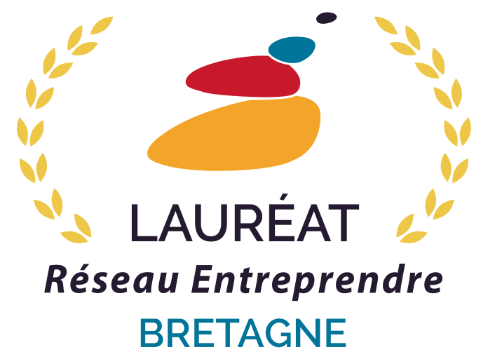 Logo Lauréat Réseau Entreprendre Bretagne